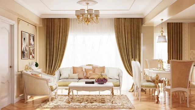 90平方米的二居室,装修设计古典风格却非常的时尚年轻