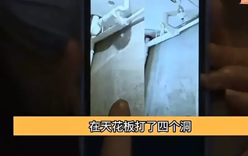 新房|女子花100多万买新房，进门却被楼板的四个洞惊呆了！