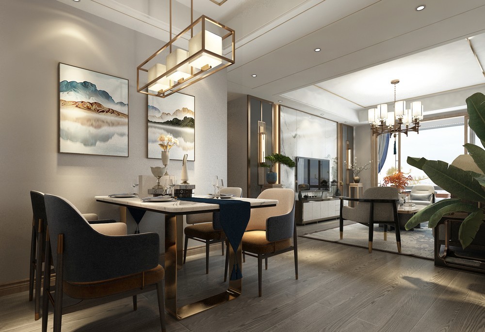 夫妻新房怎么装修好?一套很有韵味的新中式风格,准备照着这个装