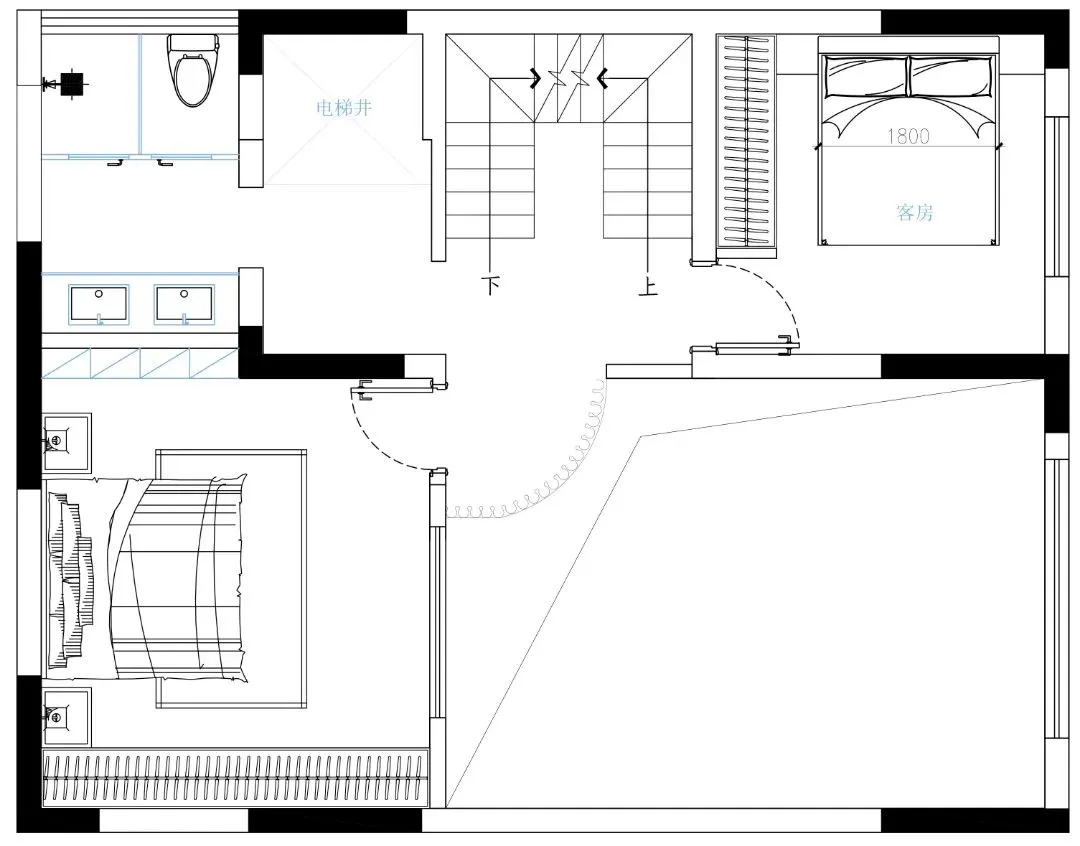 【鲁班装饰】昆海湖400㎡日式风格,淡雅节制