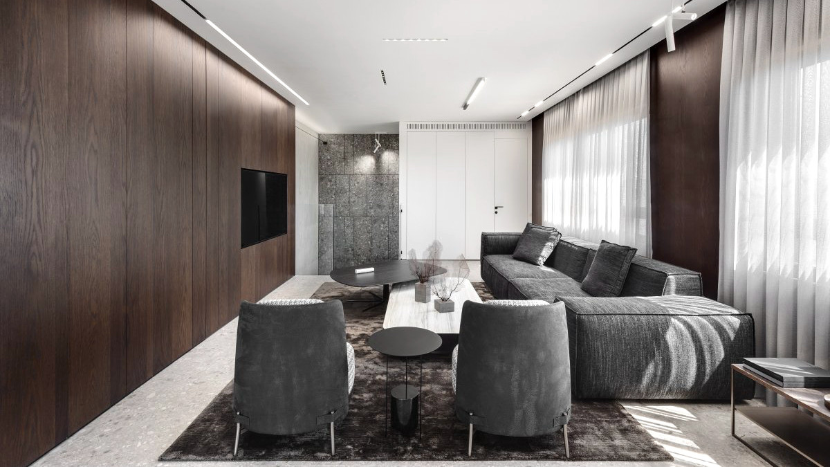 【装修完工】灰色空间丨极简主义的简雅大宅