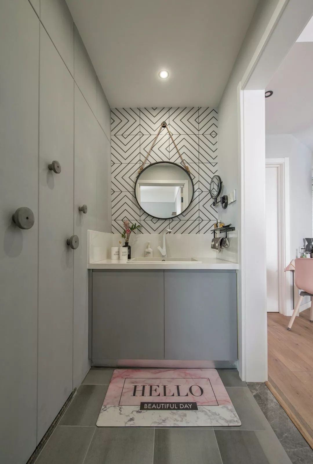 80㎡简约北欧,粉而不腻,恬淡浪漫,浪漫情趣又简约舒适