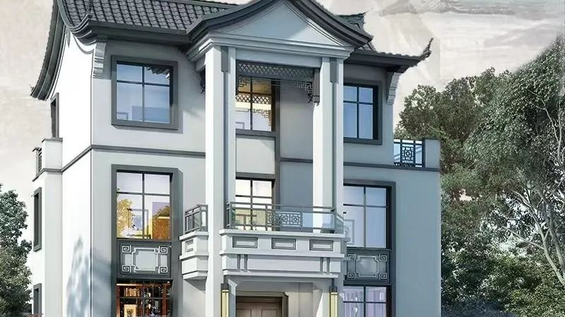 在乡下生活，这样的新中式别墅住着才是享受