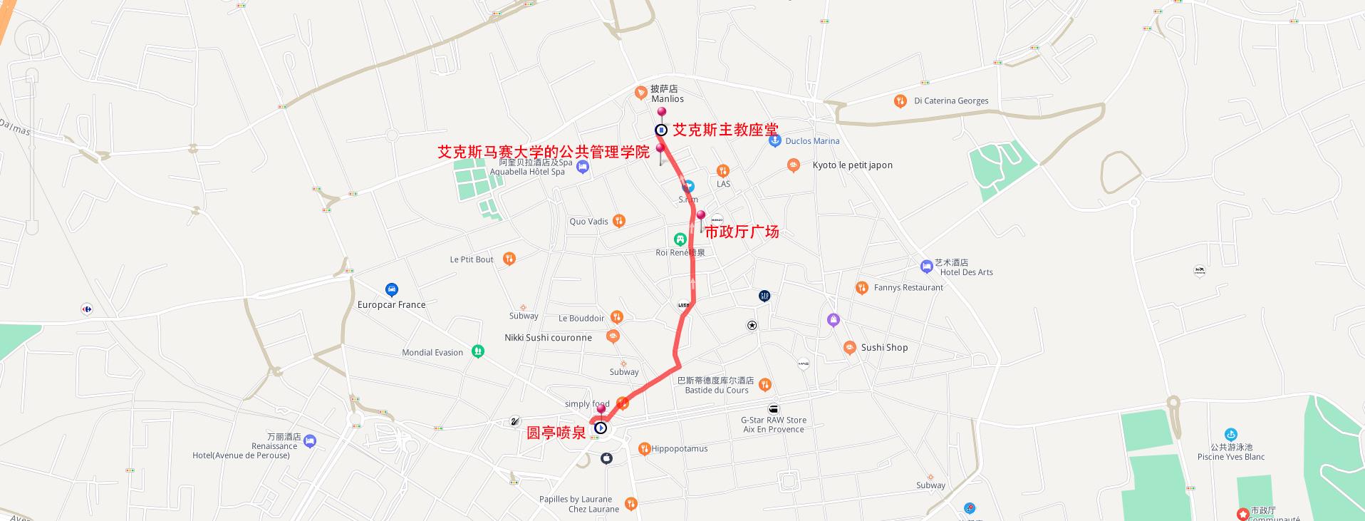 沙滩|法国游记(5)艾克斯·普罗旺斯-\紫色的葡萄是薰衣草的颜色\