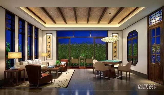 优秀会所设计装修案例欣赏,都滙国际商务大厦岭南苑会所,BY创展空间设计