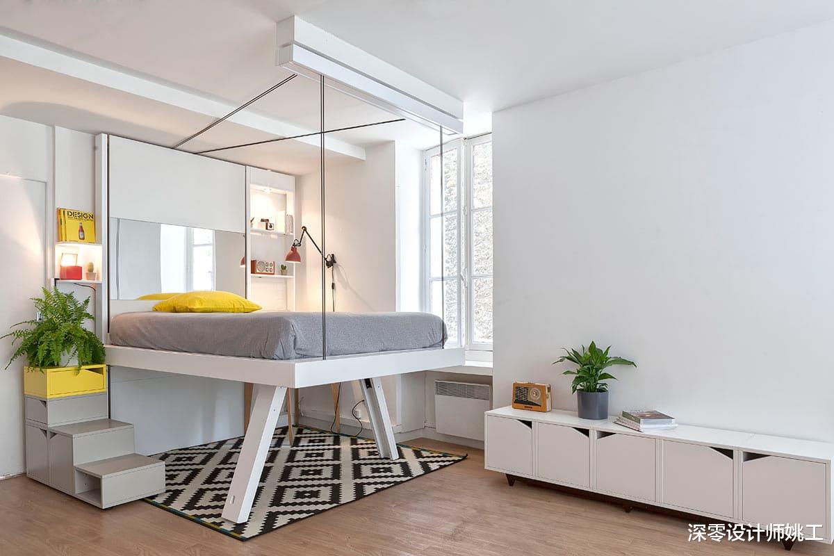 不打算留客房话,不妨在客厅学会4种隐形床设计,亲朋来也有地住