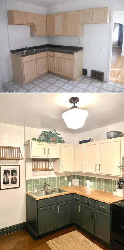 外国网友分享一波令人惊叹的家居改造对比图,看得人都手痒了