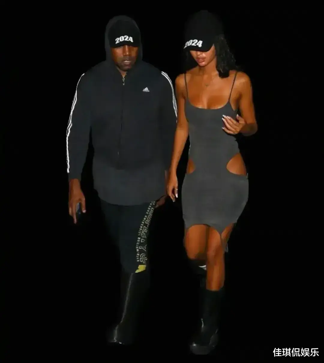 侃爷|金?卡戴珊前夫侃爷新恋情曝光!疑似又换女友了,网友这脖子也太长了!