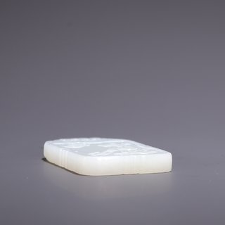 |旧藏·和田玉蝙蝠童子玉牌