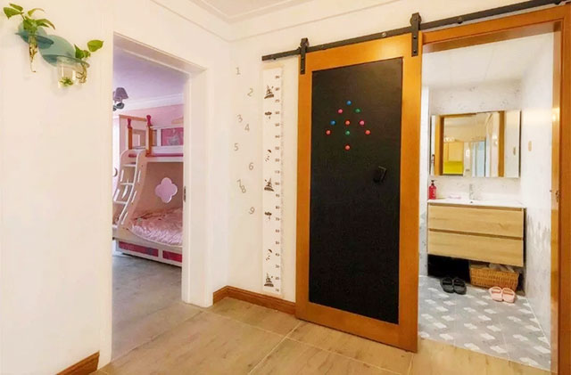 85平米2室2厅旧房翻新,阳光房是老婆和女儿最满意的地方