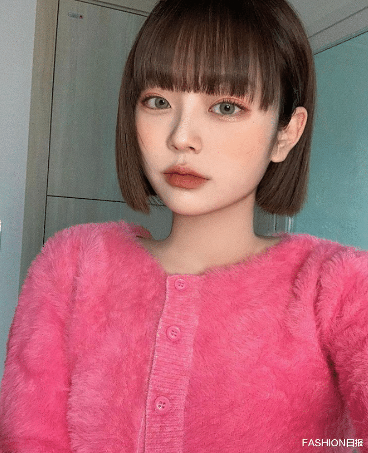 短发 韩国ins博主风格百变 复古运动风格的短发元气少女