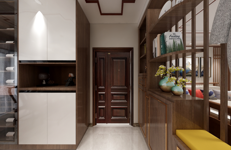 110㎡房子装修成新中式,全屋古色古香设计,这效果太值了!