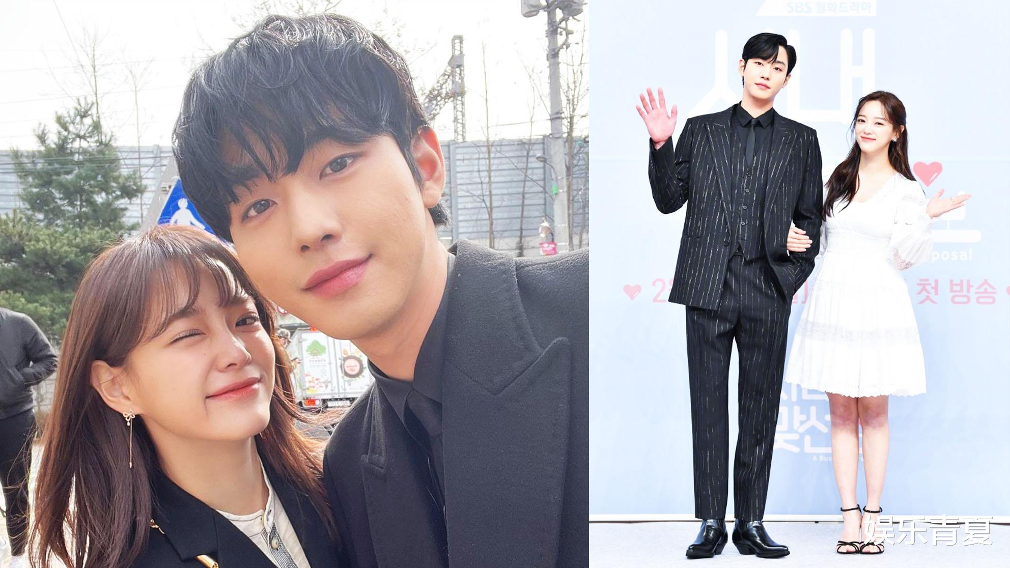 TVB|《社内相亲》安孝燮金世正搞怪可爱四连拍，戏里浪漫恋爱，戏外互动也亲密！