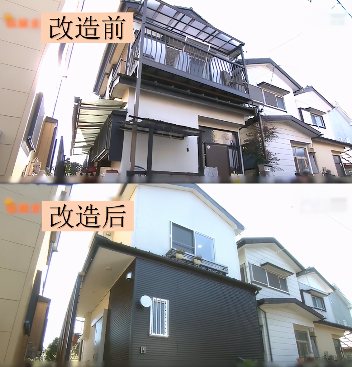 不到20㎡的小户型改造成4室2卫的5层别墅，轻松住下6口人