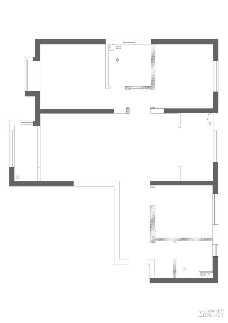 79平的三口之家，入户就是玄关衣帽间，独特的设计更舒适