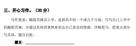 作文|武汉2022年元调试卷出炉，看看作文好不好写