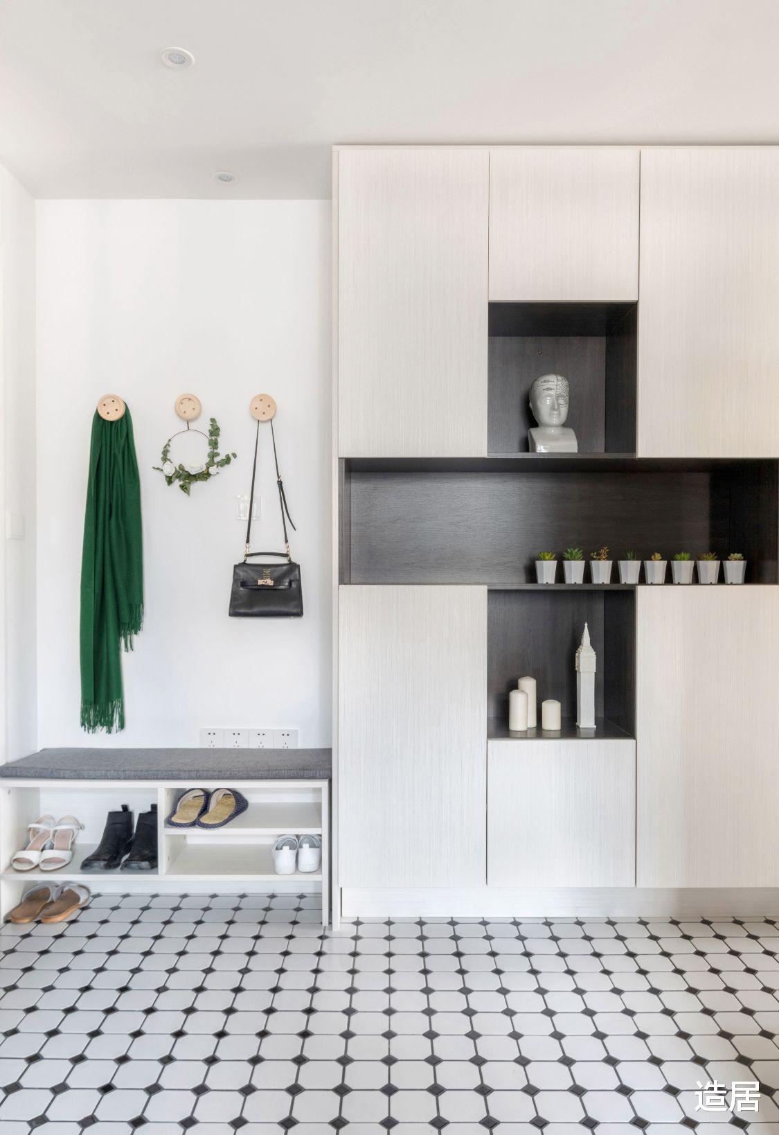 进门鞋柜怎么设计,才能功能颜值都有了?
