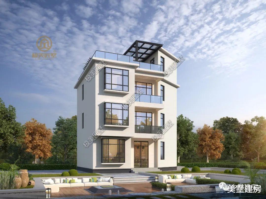 还在为宅基地不规整发愁？这个设计就不错，潮流的现代风！