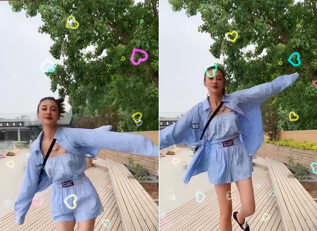 唐菀|曹云金前妻街边热舞！穿超短裤纤细长腿太抢镜，遮挡纹身痕迹明显