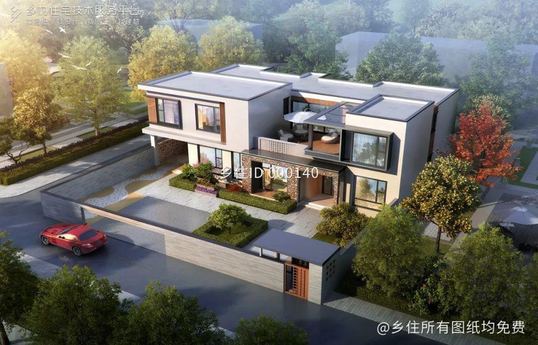 乡住科技免费图纸精选8款民宿别墅自建房图纸,优雅恬静的民宿风光让人心旷神怡