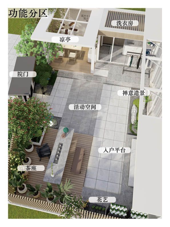 呈貢|現代清新小庭院，給你的生活添點彩。