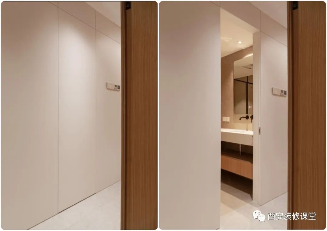 90㎡两室两人新家，全屋隐形门