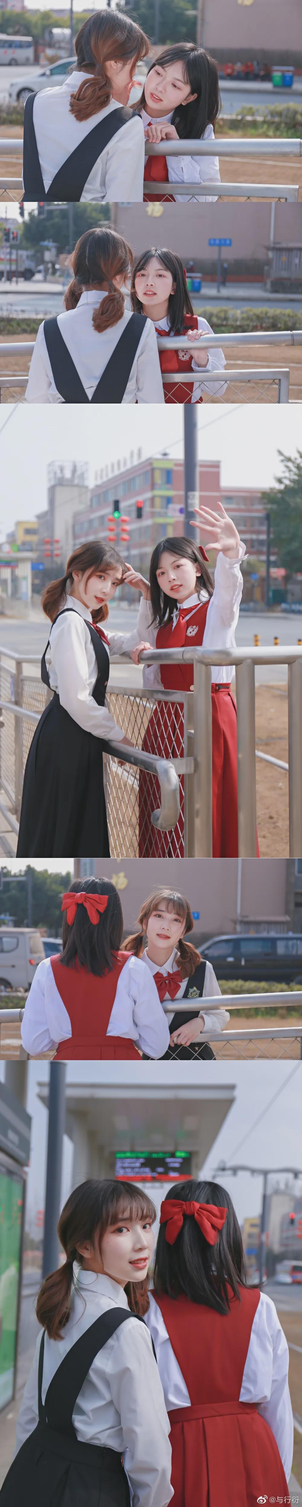|JK校服：朝暮与岁月并往，你与我也要一路并肩而行！