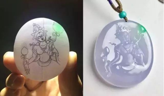 翡翠|当极品翡翠遇到精湛雕工