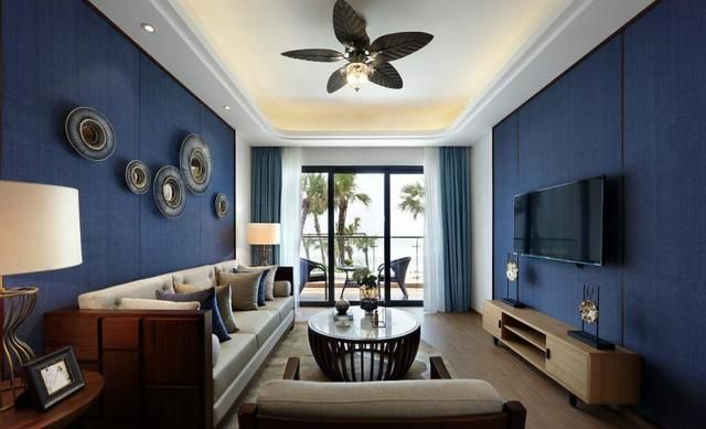 80㎡新中式海洋风,妥妥的海边格调