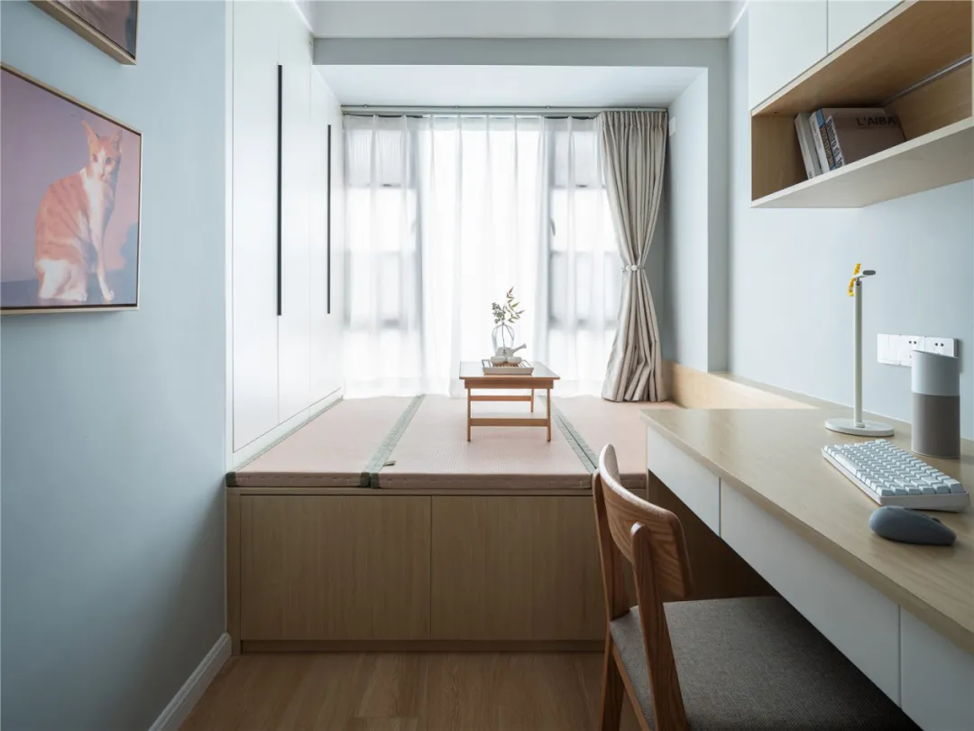 90后追着阳光生活，64m2小户型，慵懒惬意！