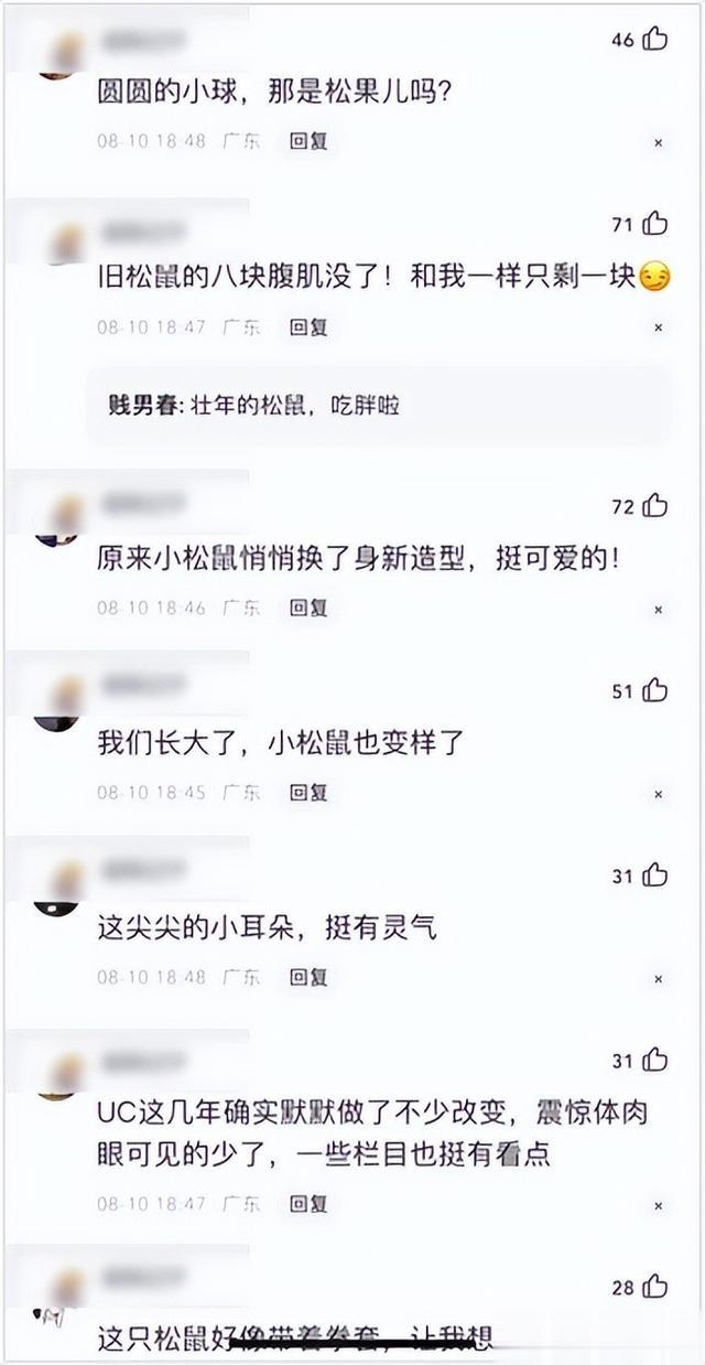 投影仪|网友：小松鼠长大了！UC浏览器推出18周年专版logo引热议