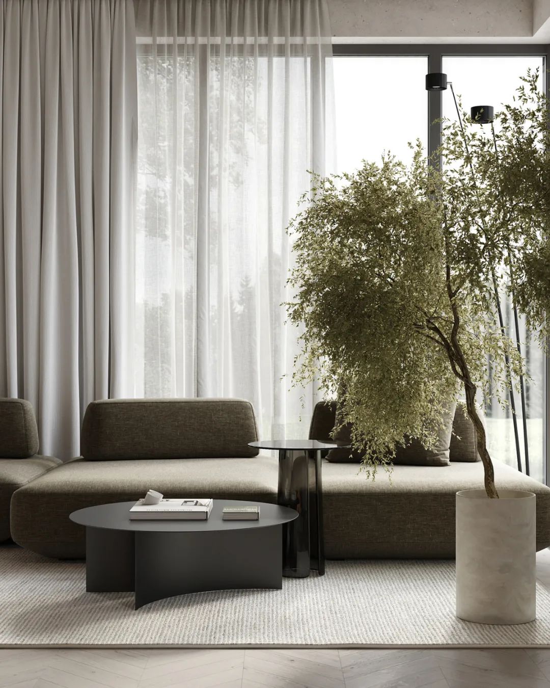 200㎡现代轻奢风,奢而不华,简而不凡!