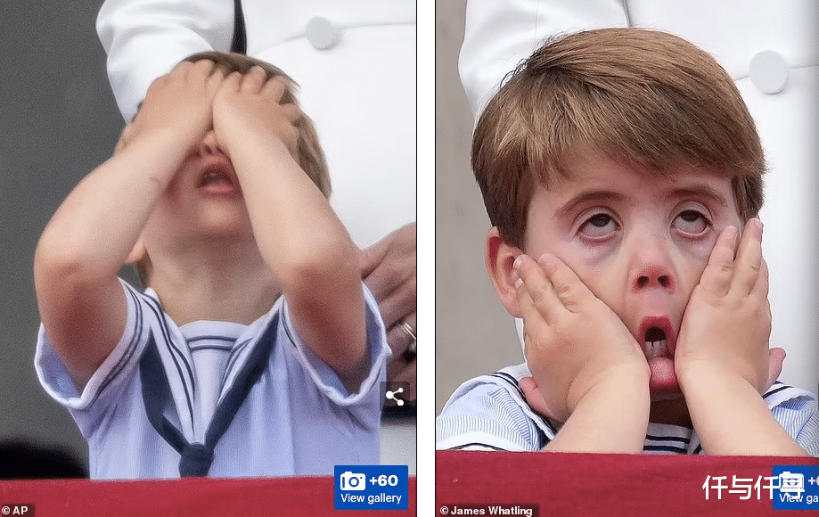 威廉|王室流量王路易小王子表情包火了，身穿水手服来自40年前威廉同款