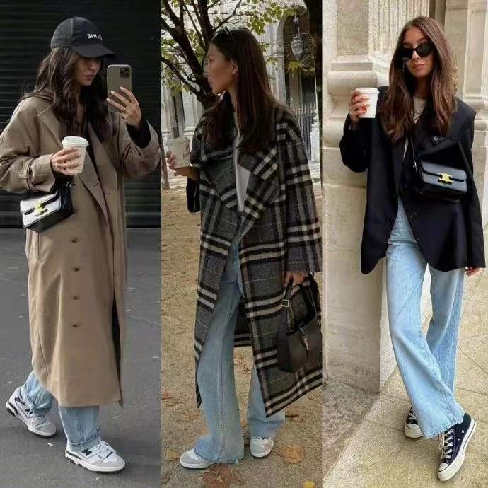 西装|职场穿搭正式感不能少!“西装大衣”百搭不过时,简约显气质