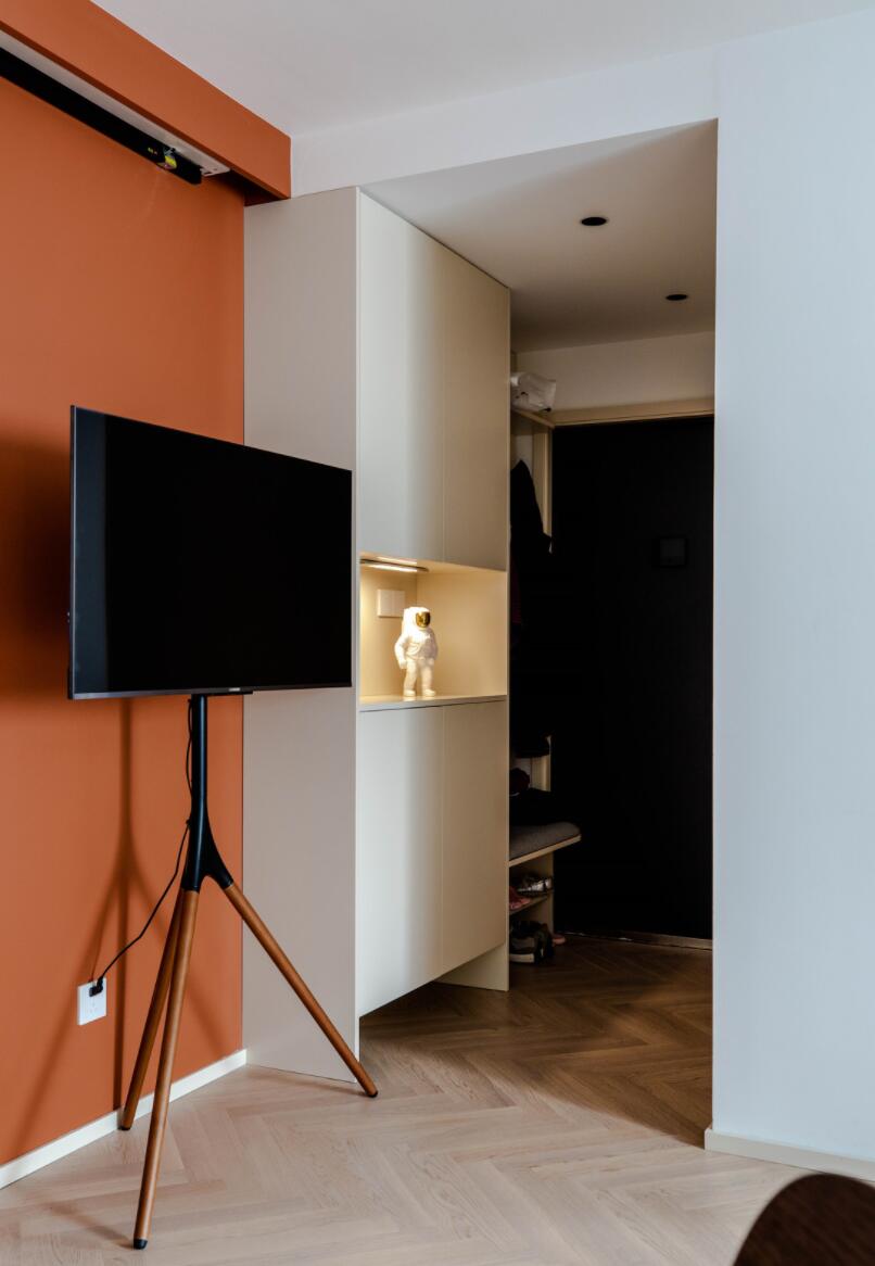 上林|70㎡户型,她以逆向思维,将客厅放在北面,完工后反而明亮多了