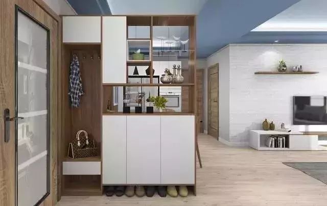 开门遇到一个这么漂亮的鞋柜,朋友夸,好友赞,才像样!