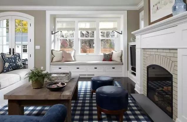 多功能飘窗还可以这样设计?瞬间多出一个小客厅,大家争着模仿