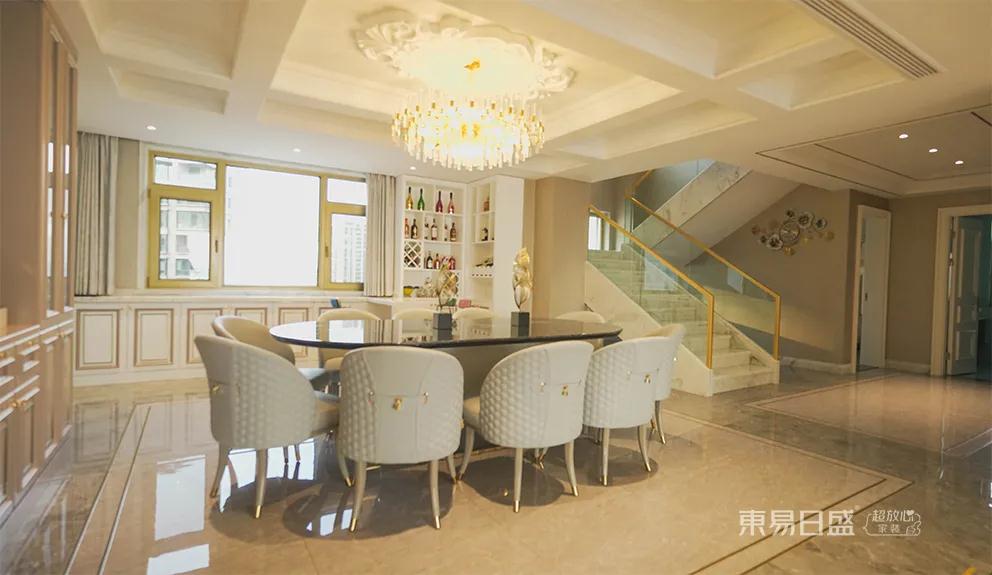 别墅实景 488平米轻奢风装修案例鉴赏 漫步云端