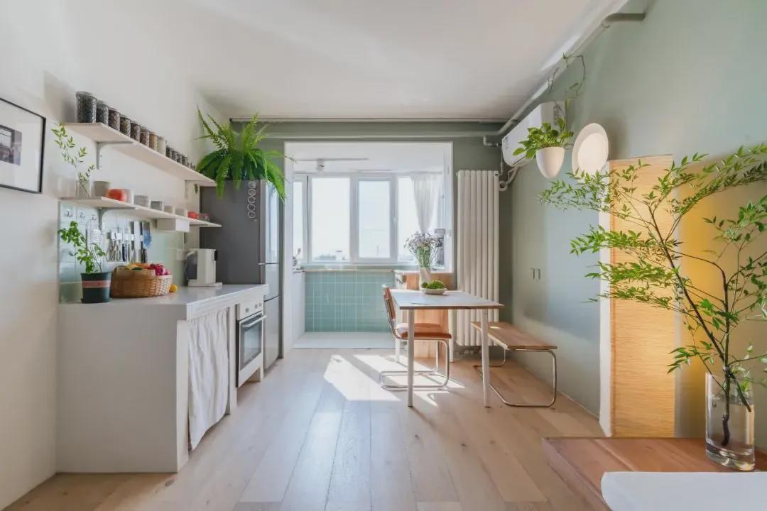 北京夫妻晒40㎡小宅,装修雅致高级,一个阳台就圈粉无数,羡慕