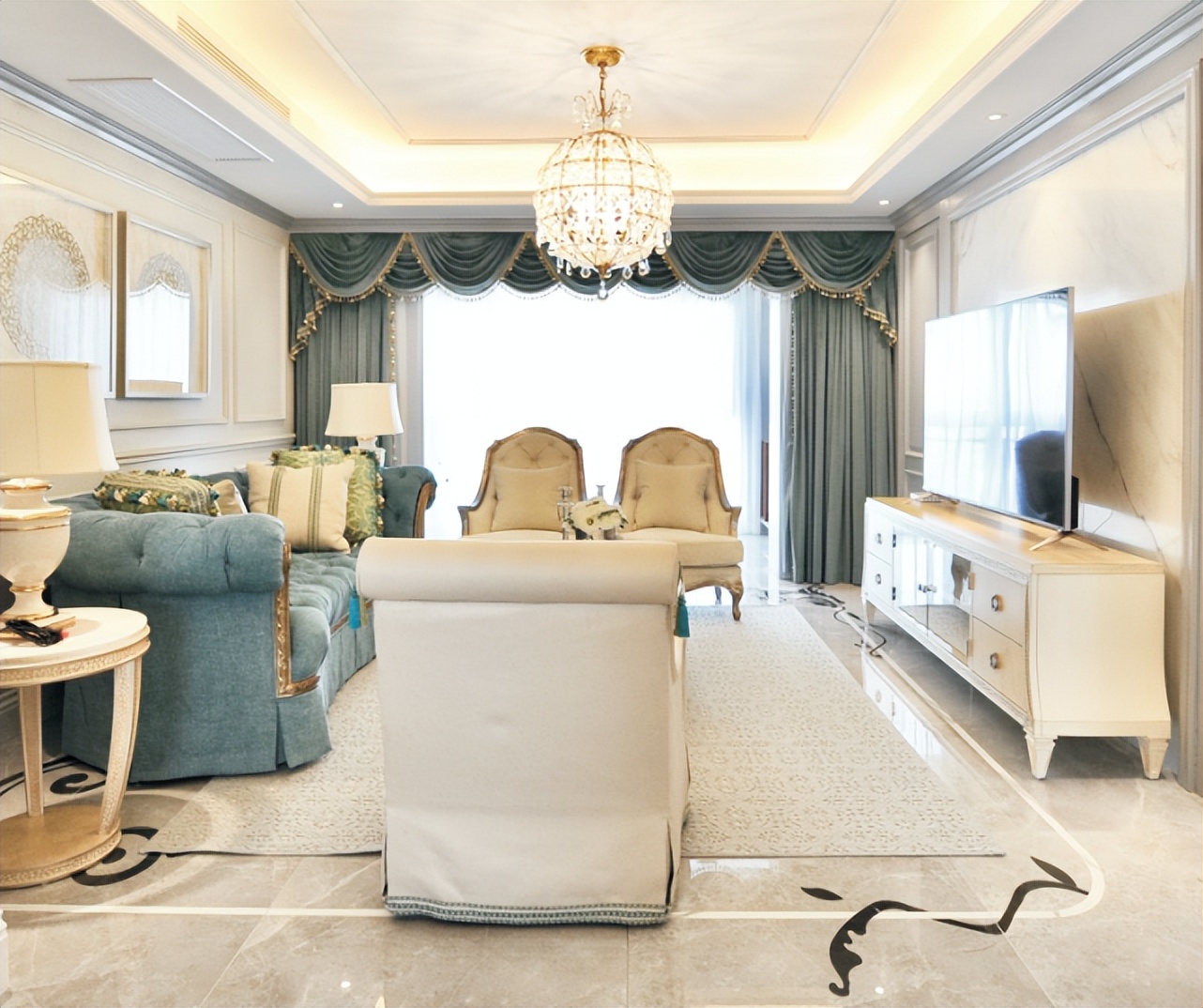 175㎡现代轻奢风格，自在、随意不羁的生活方式