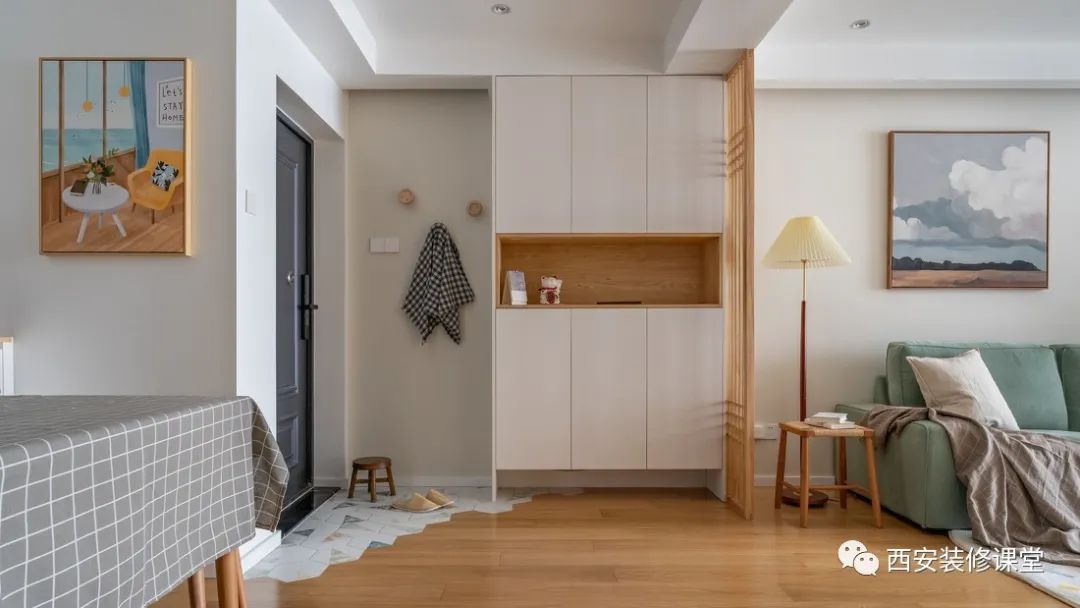 85㎡两室旧房改造，三口日式温暖家