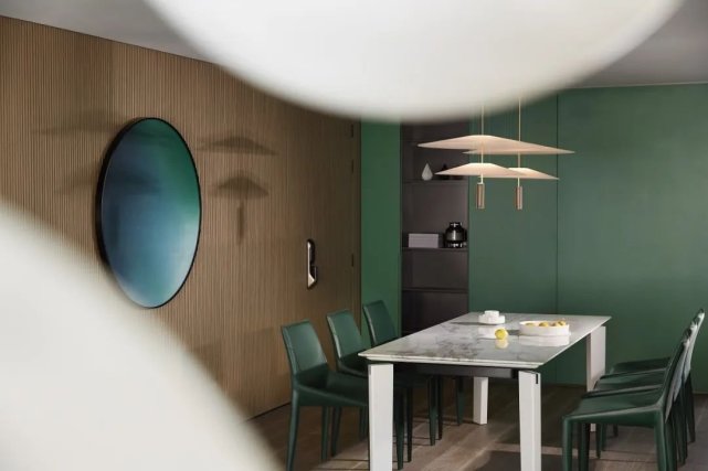 130平清新简约风三居室,绿色的高级应用!