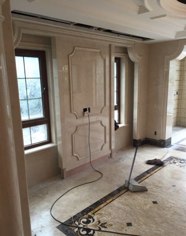 晒晒我家380平大别墅,全屋大理石墙面,装修预算400万!