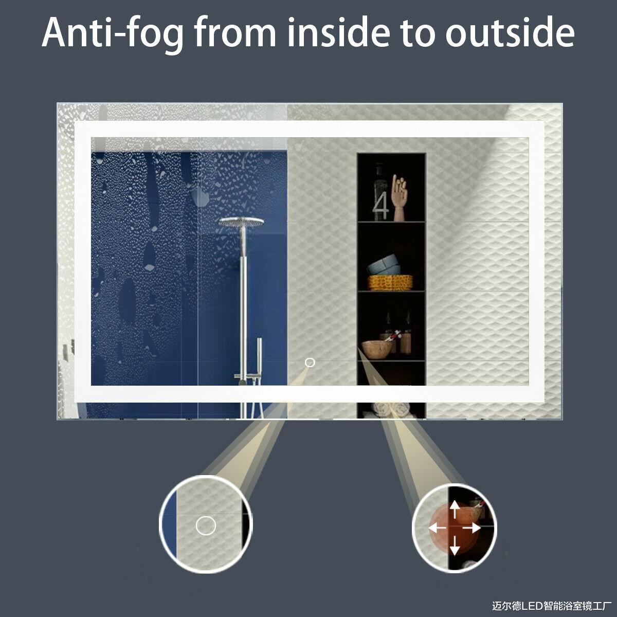 富士|浴室智能镜，LED化妆镜台式带灯高清梳妆镜桌面，网红智能补光