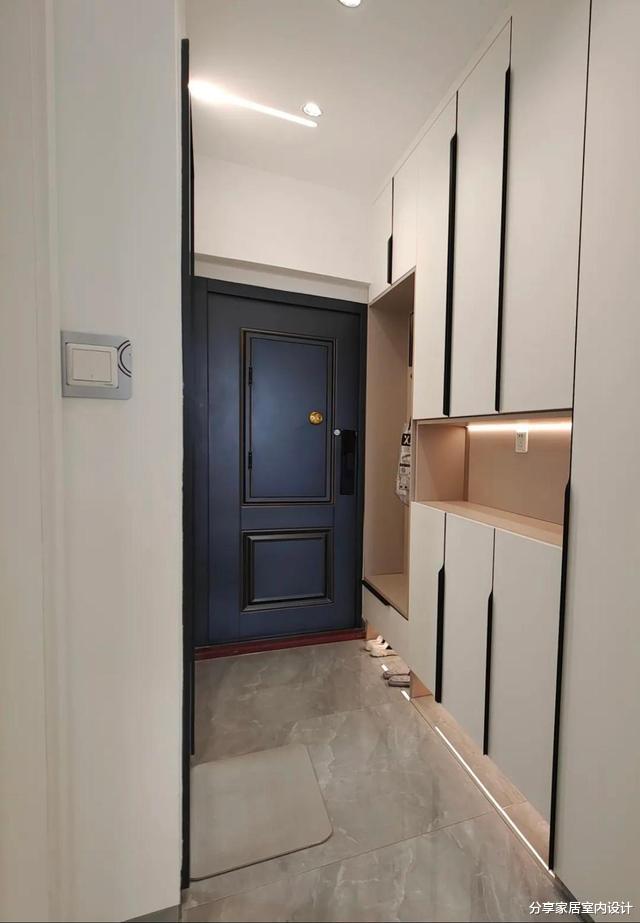 一家三口的新房,花35W装修现代简约风格,坚持电视墙不做造型!