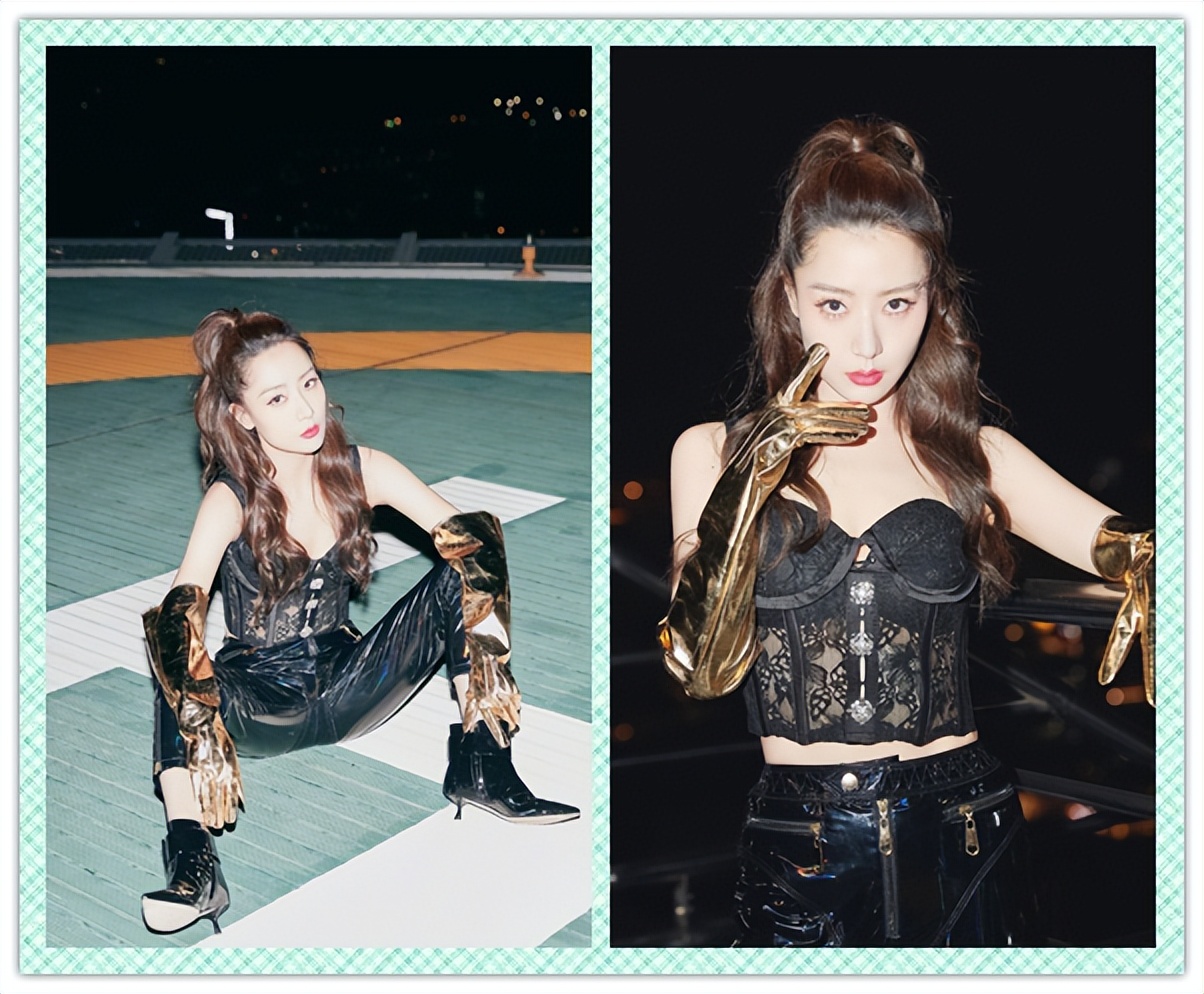 白冰|白冰身材好还懂穿搭,穿露腰的露脐装,还是找到了显瘦效果好的