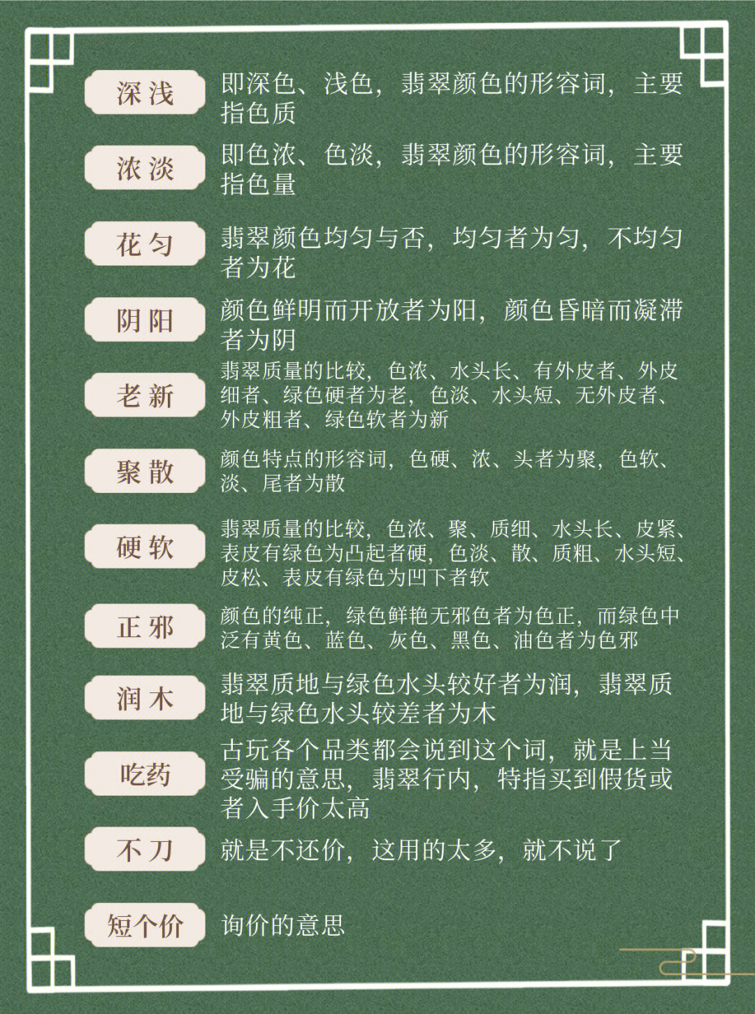 翡翠|翡翠入门科普丨买翡翠之前必须知道的最全翡翠常用术语与行话!
