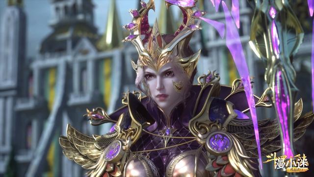 比比东|斗罗大陆：比比东更换新装，金色配紫色，辣眼睛，女王形象尽毁