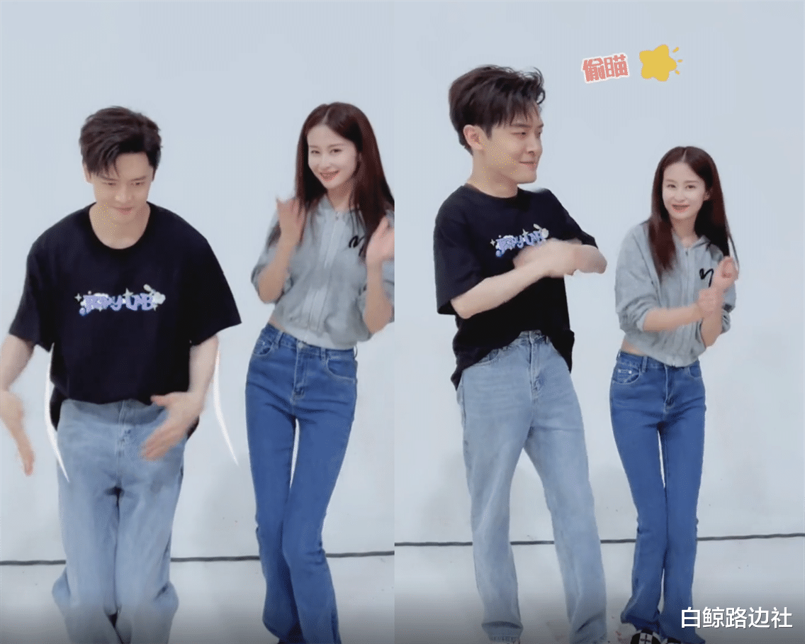 颖儿|付辛博夫妇跳舞庆祝520！33岁颖儿竹竿腿抢镜，男方动作敷衍遭吐槽