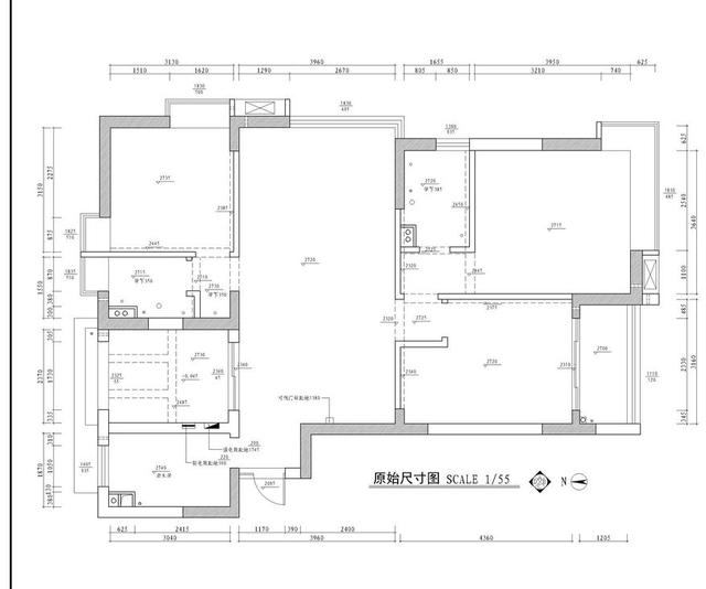 三室格局却有六室的容量,把收纳做到极致,让空间释放更多魅力